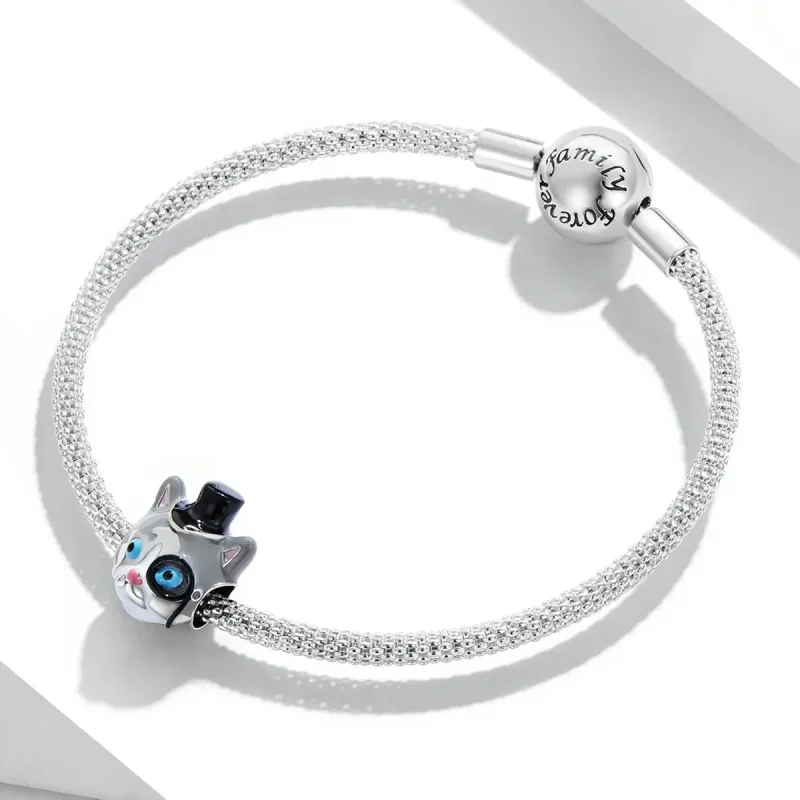 (zdjęcie do) Charms Typu Pandora Kot magik krótkowłosy - SCC2091 - Wyświetl 3