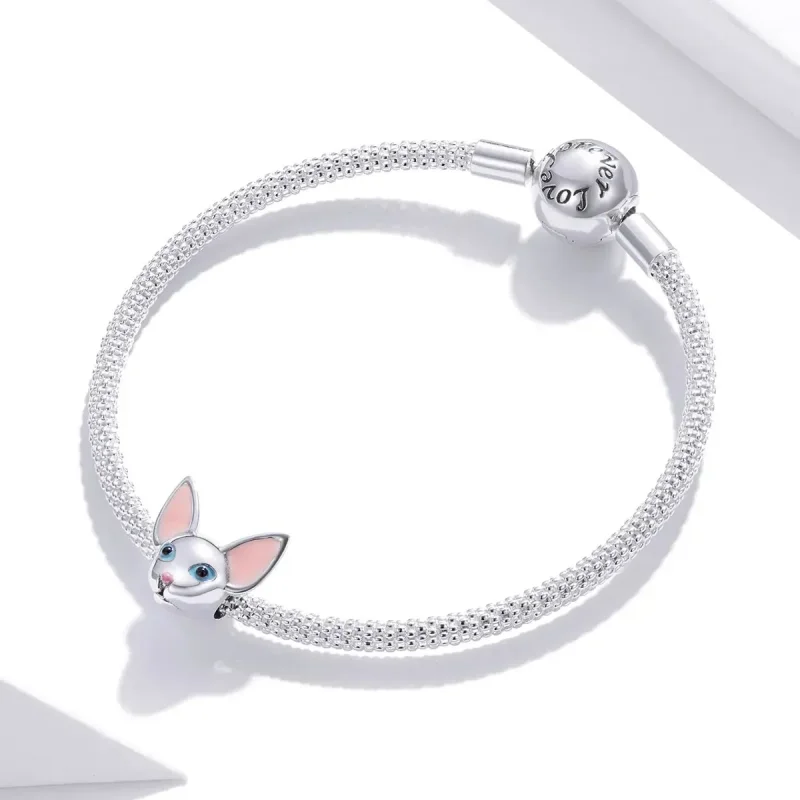 (zdjęcie do) Charms Typu Pandora Kot syjamski - BSC426 - Wyświetl 3