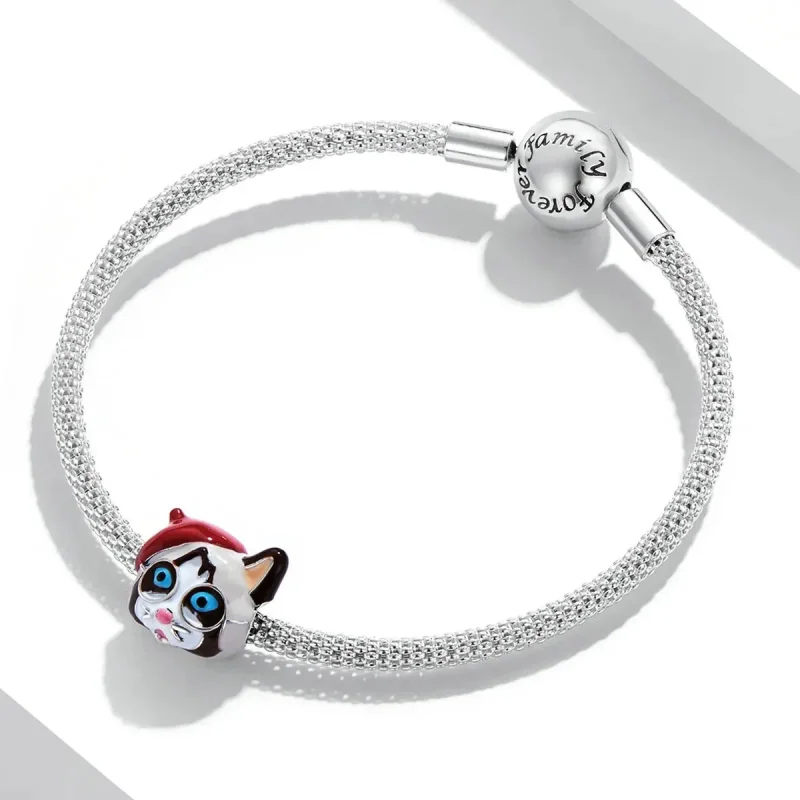 (zdjęcie do) Charms Typu Pandora Kot syjamski - SCC2090 - Wyświetl 3
