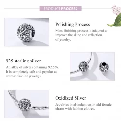 Charms Typu Pandora Królewski styl dworski - SCC1179