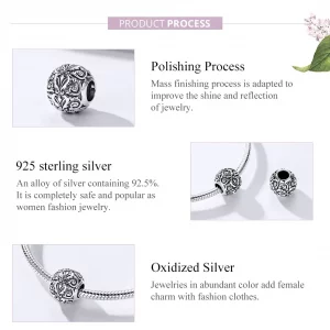 Charms Typu Pandora Królewski styl dworski - SCC1179