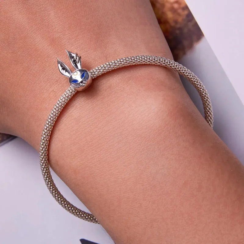 (zdjęcie do) Charms Typu Pandora Królik punkowej bestii wiatru - SCC2269 - Wyświetl 6