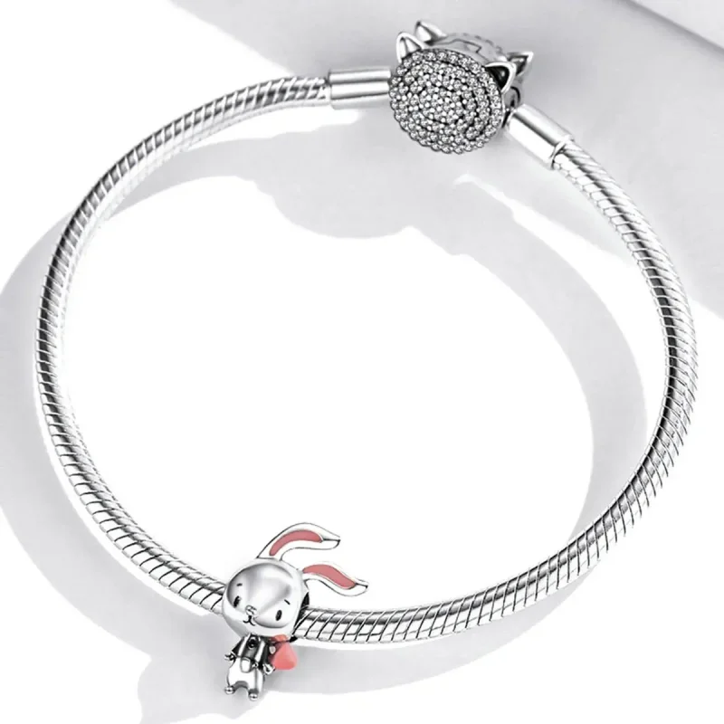 (zdjęcie do) Charms Typu Pandora Królik witalności - SCC2012 - Wyświetl 3