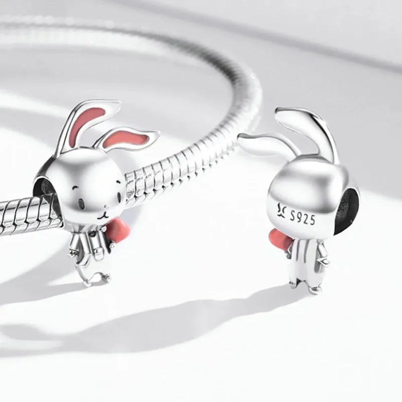 (zdjęcie do) Charms Typu Pandora Królik witalności - SCC2012 - Wyświetl 4