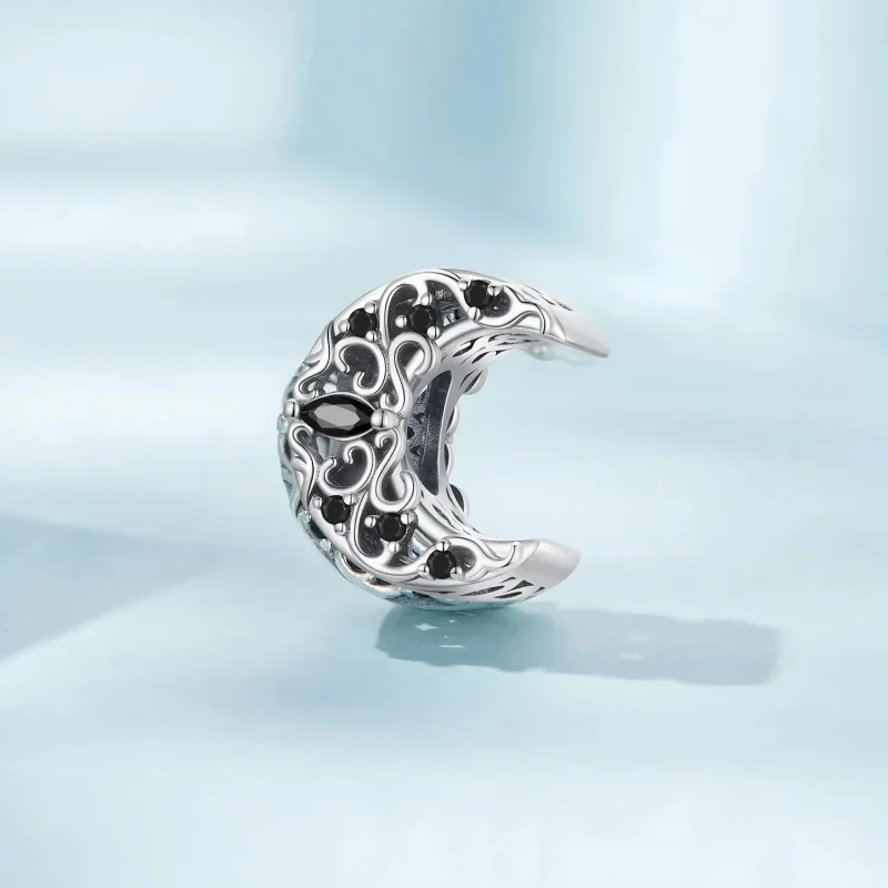 (zdjęcie do) Charms Typu Pandora Księżyc Ciemnej Nocy - SCC2370 - Wyświetl 2