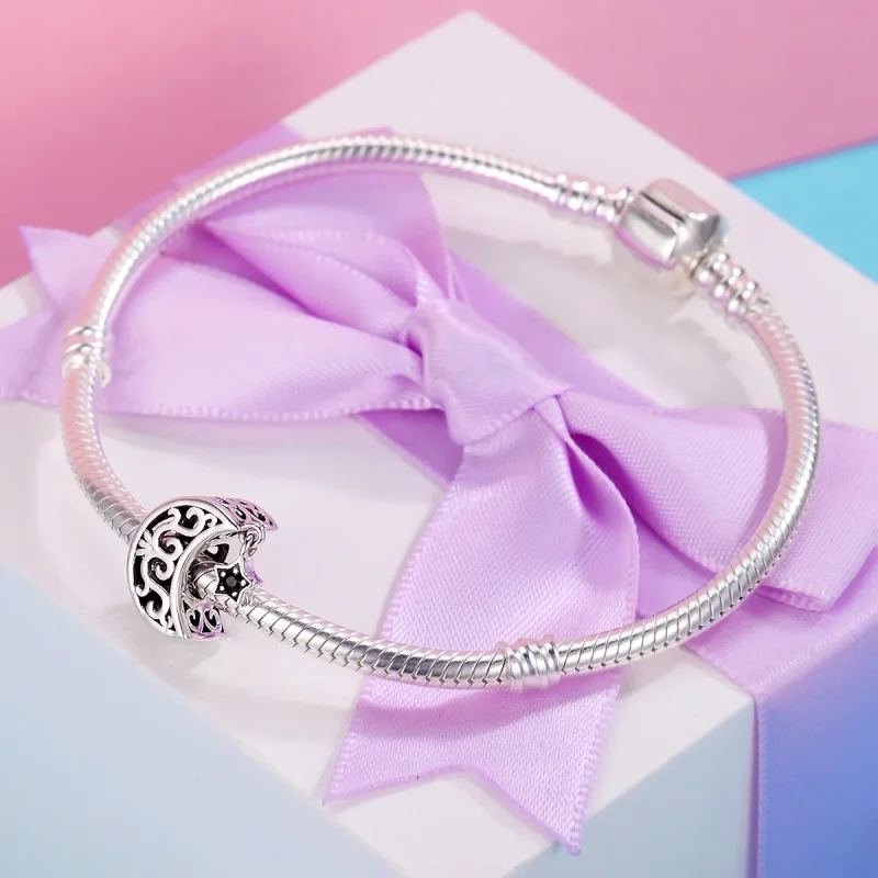 (zdjęcie do) Charms Typu Pandora Księżyc i gwiazda - SCC483 - Wyświetl 5