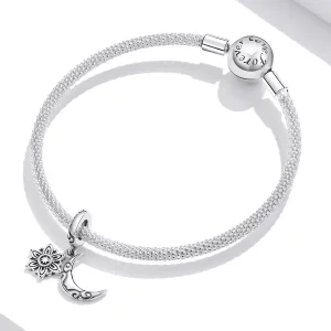 Charms Typu Pandora księżyc Lotus - SCC1826