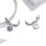 Charms Typu Pandora księżyc Lotus - SCC1826