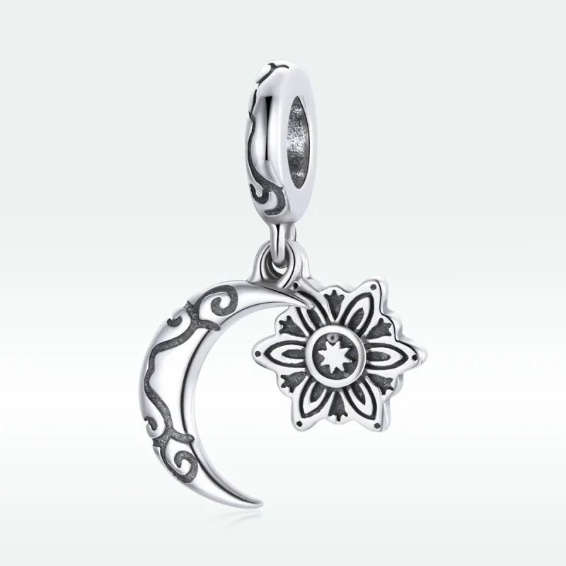(zdjęcie do) Charms Typu Pandora księżyc Lotus - SCC1826 - Wyświetl 5