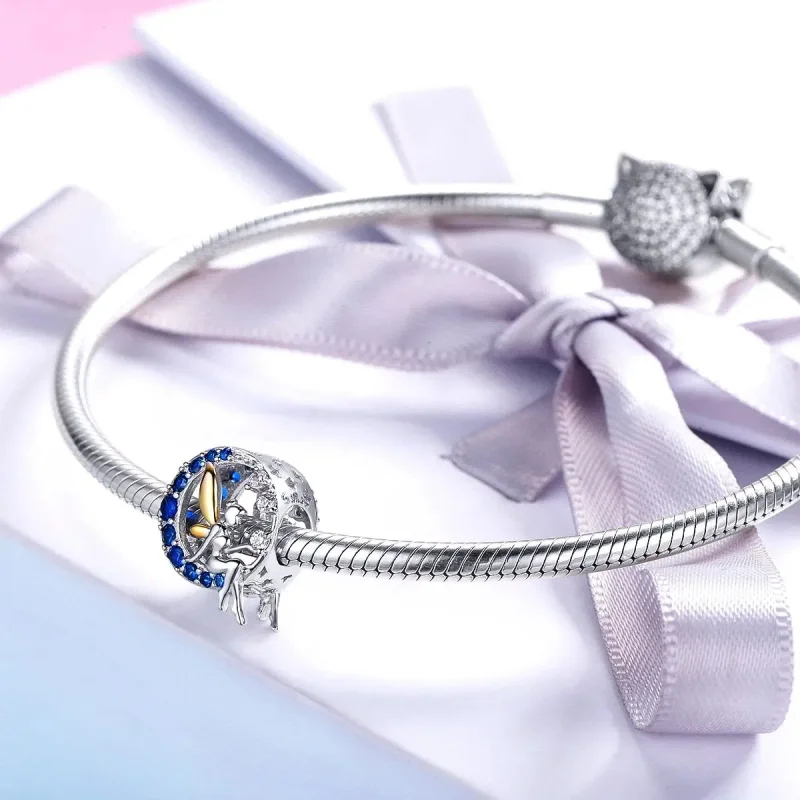 (zdjęcie do) Charms Typu Pandora Księżycowy Elf - BSC070 - Wyświetl 3
