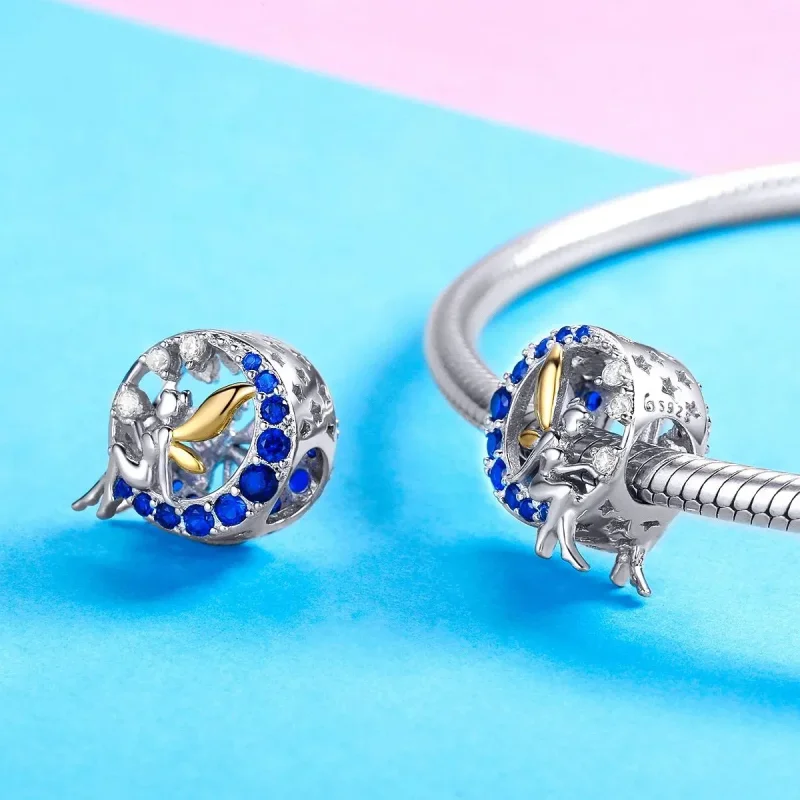 (zdjęcie do) Charms Typu Pandora Księżycowy Elf - BSC070 - Wyświetl 4