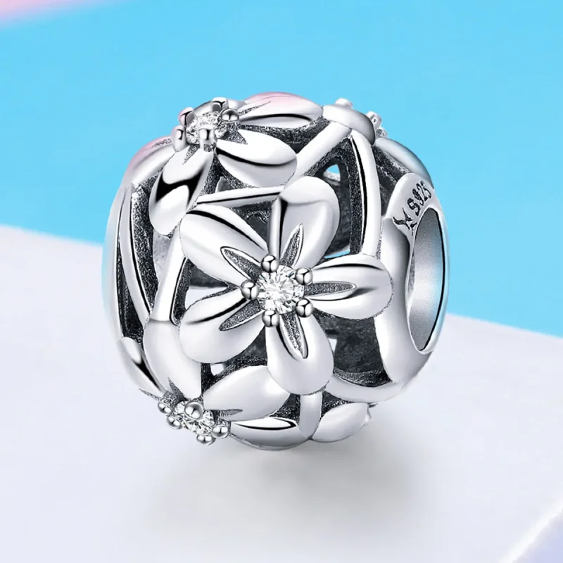 (zdjęcie do) Charms Typu Pandora Kształt kwiatu - SCC729 - Wyświetl 4