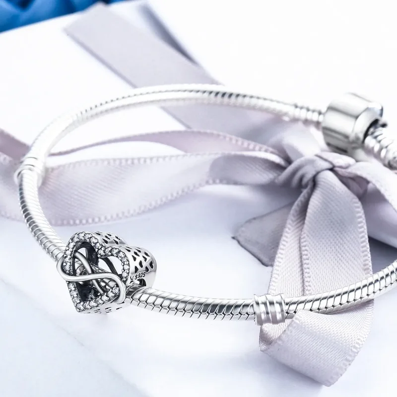 (zdjęcie do) Charms Typu Pandora Kształt serca - SCC432 - Wyświetl 6