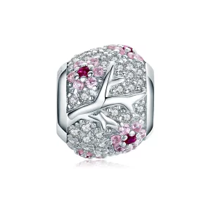 Charms Typu Pandora Kwiat śliwy - BSC153
