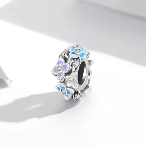 Charms Typu Pandora Kwiat miłości motyla - SCC2063