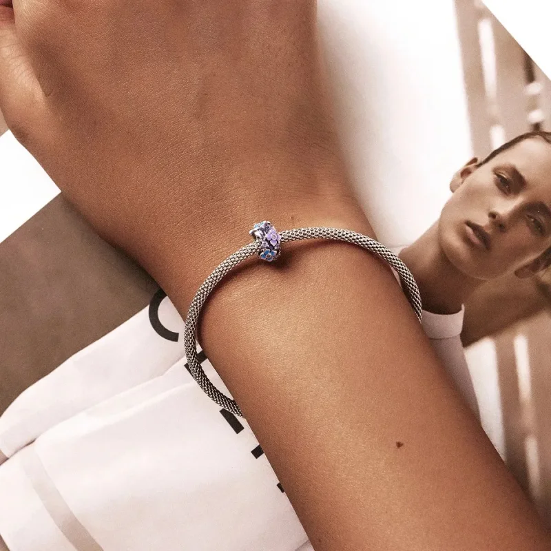 (zdjęcie do) Charms Typu Pandora Kwiat miłości motyla - SCC2063 - Wyświetl 5
