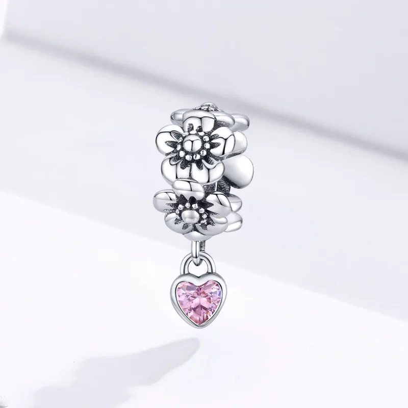 (zdjęcie do) Charms Typu Pandora Kwiat miłości - SCC1485 - Wyświetl 2