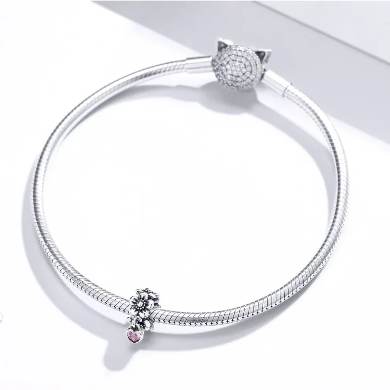 (zdjęcie do) Charms Typu Pandora Kwiat miłości - SCC1485 - Wyświetl 3