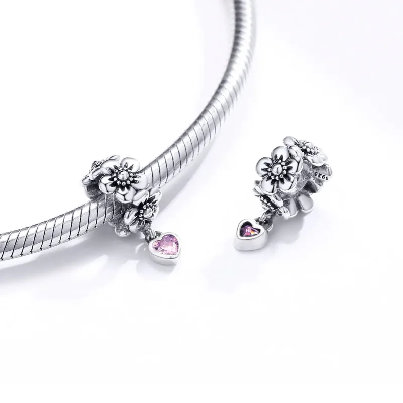 (zdjęcie do) Charms Typu Pandora Kwiat miłości - SCC1485 - Wyświetl 4