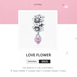 Charms Typu Pandora Kwiat miłości - SCC1485