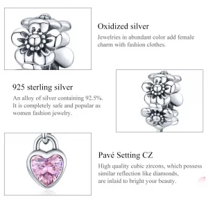 Charms Typu Pandora Kwiat miłości - SCC1485