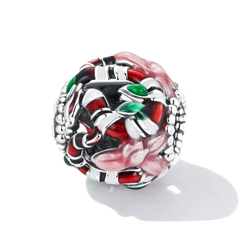 (zdjęcie do) Charms Typu Pandora Kwiat węża - SCC2250 - Wyświetl 2