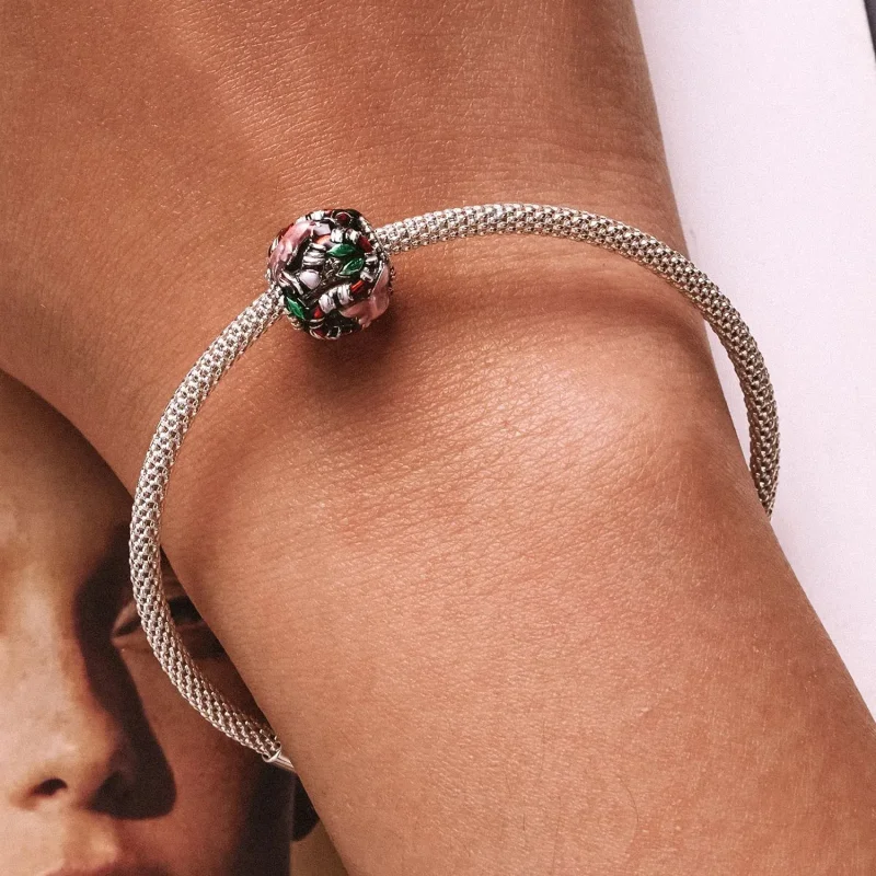 (zdjęcie do) Charms Typu Pandora Kwiat węża - SCC2250 - Wyświetl 6