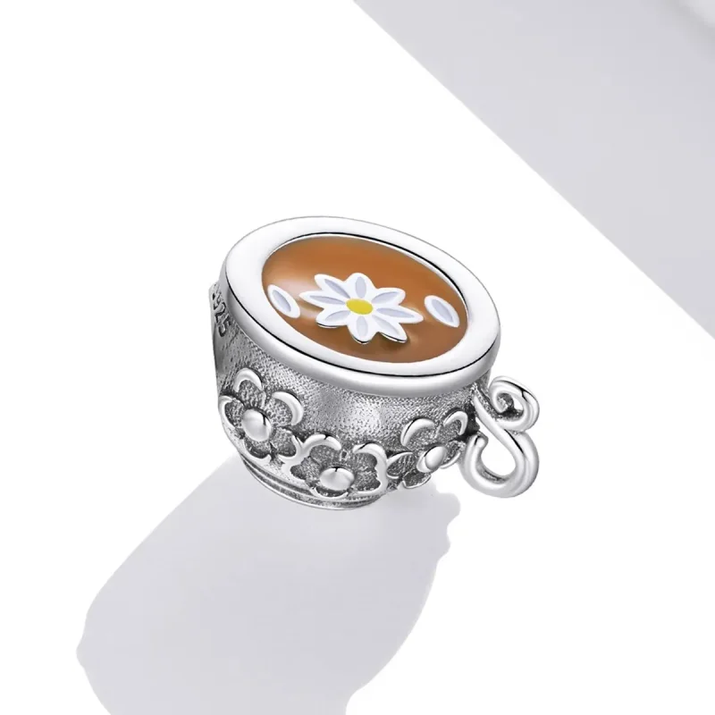 (zdjęcie do) Charms Typu Pandora Kwiatowa Filiżanka - SCC1915 - Wyświetl 2
