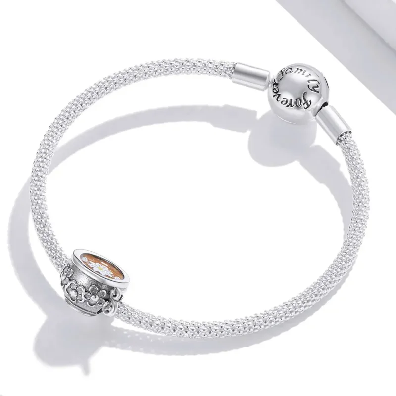 (zdjęcie do) Charms Typu Pandora Kwiatowa Filiżanka - SCC1915 - Wyświetl 3