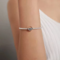 Charms Typu Pandora Kwiatowa Filiżanka - SCC1915