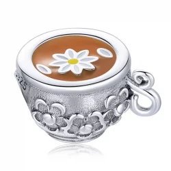 Charms Typu Pandora Kwiatowa Filiżanka - SCC1915
