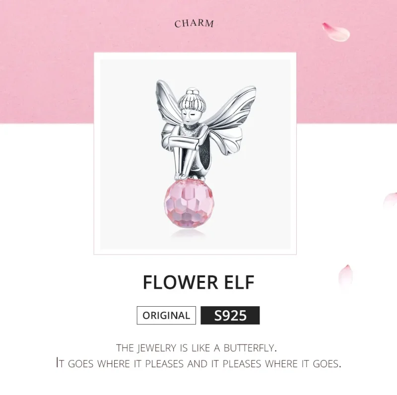(zdjęcie do) Charms Typu Pandora Kwiatowy Elf - SCC1483 - Wyświetl 5