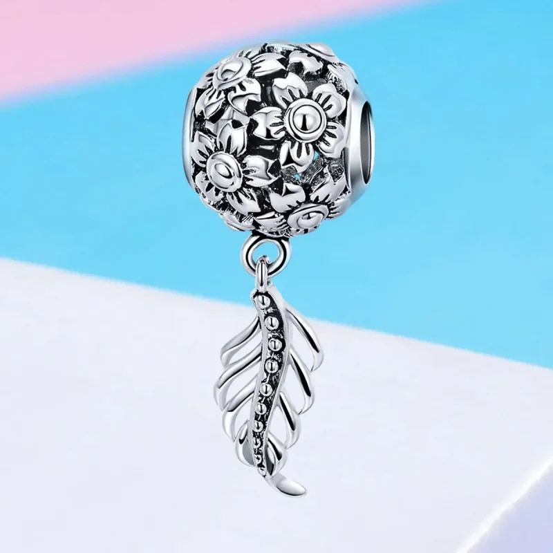(zdjęcie do) Charms Typu Pandora Kwiaty i Liście - SCC715 - Wyświetl 4