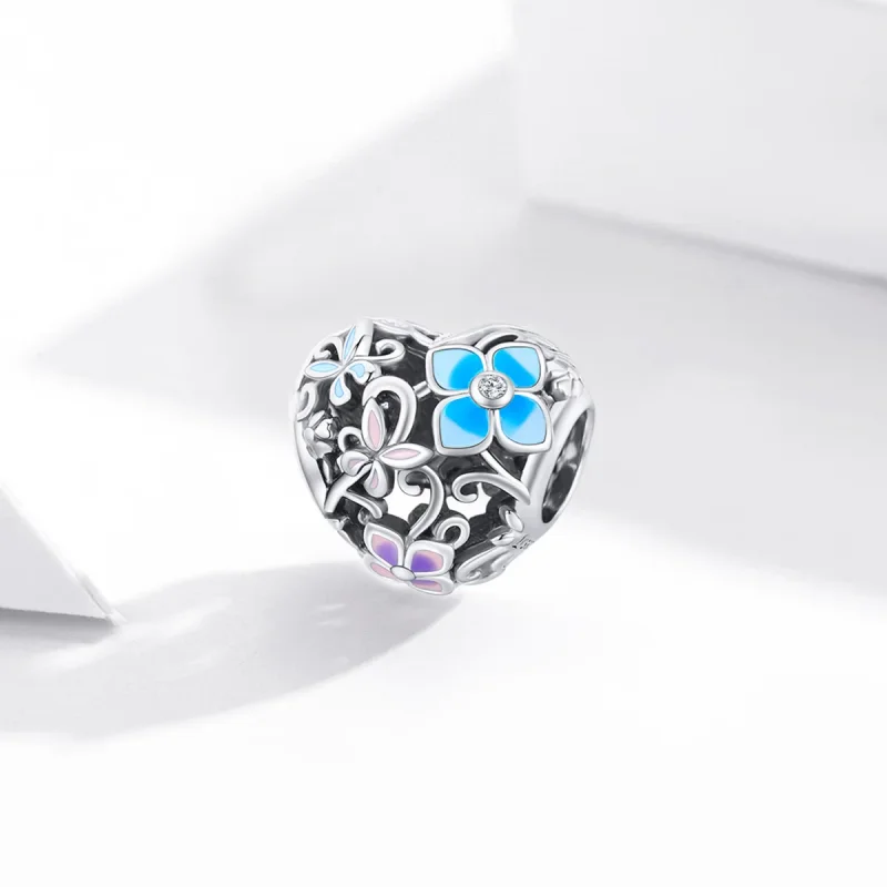 (zdjęcie do) Charms Typu Pandora Kwiaty i motyle - SCC1836 - Wyświetl 2