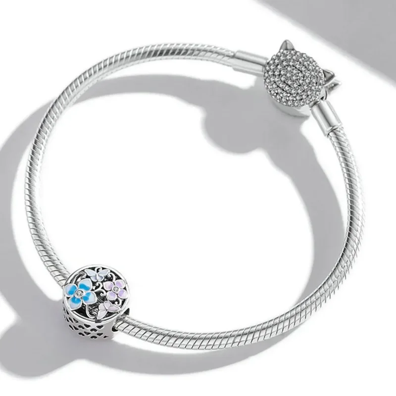 (zdjęcie do) Charms Typu Pandora Kwiaty i motyle - SCC2061 - Wyświetl 3