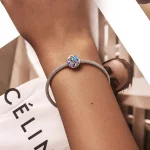 Charms Typu Pandora Kwiaty i motyle - SCC2061