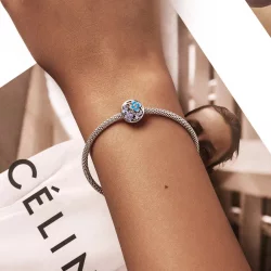 Charms Typu Pandora Kwiaty i motyle - SCC2061