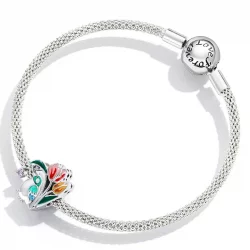 Charms Typu Pandora Kwiaty i ptaki - deszcz - SCC2193