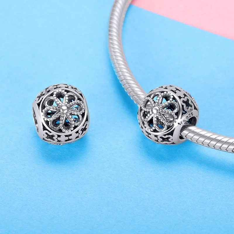 (zdjęcie do) Charms Typu Pandora Kwiaty - SCC899 - Wyświetl 4
