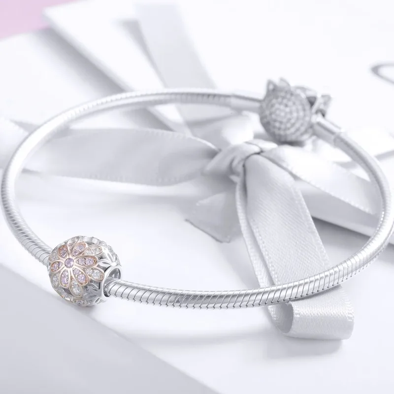 (zdjęcie do) Charms Typu Pandora Kwiaty - SCC922 - Wyświetl 3