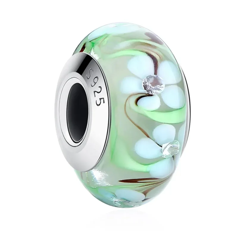 (zdjęcie do) Charms Typu Pandora Kwiaty ze szkła Murano - SCZ020 - Wyświetl 2