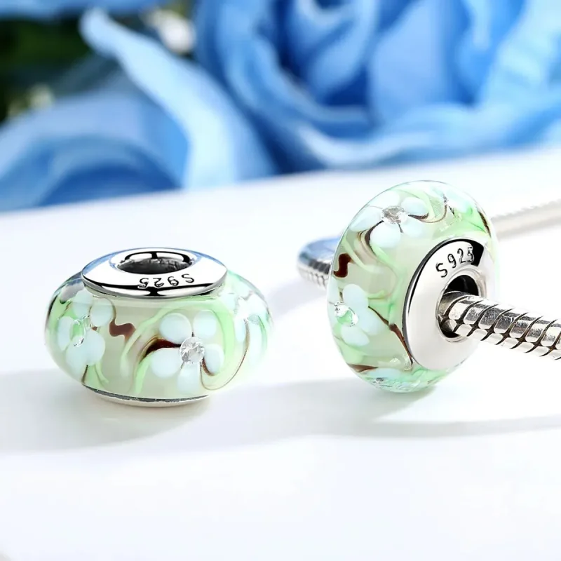 (zdjęcie do) Charms Typu Pandora Kwiaty ze szkła Murano - SCZ020 - Wyświetl 3