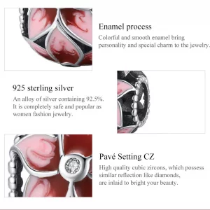 Charms Typu Pandora Kwitnący kwiat - SCC1707