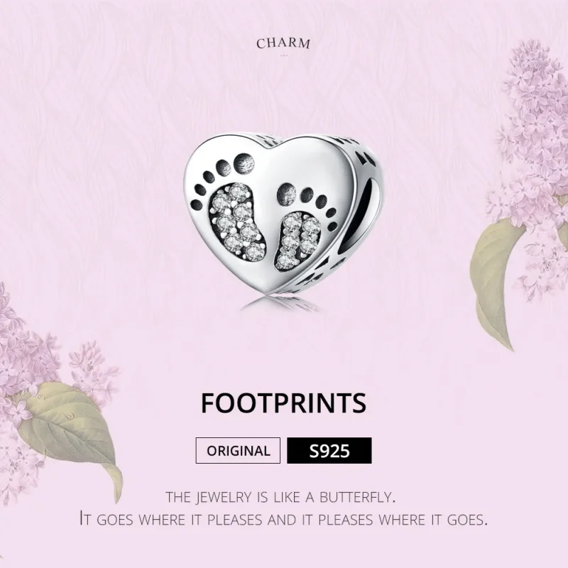 (zdjęcie do) Charms Typu Pandora Ślady - SCC1395 - Wyświetl 5