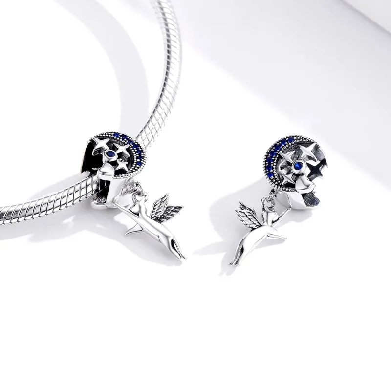 (zdjęcie do) Charms Typu Pandora Latający Kot - SCC1551 - Wyświetl 2