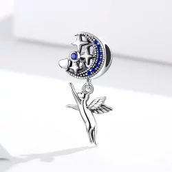 Charms Typu Pandora Latający Kot - SCC1551