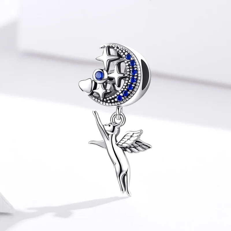 (zdjęcie do) Charms Typu Pandora Latający Kot - SCC1551 - Wyświetl 3