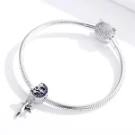 Charms Typu Pandora Latający Kot - SCC1551