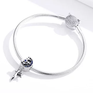 Charms Typu Pandora Latający Kot - SCC1551