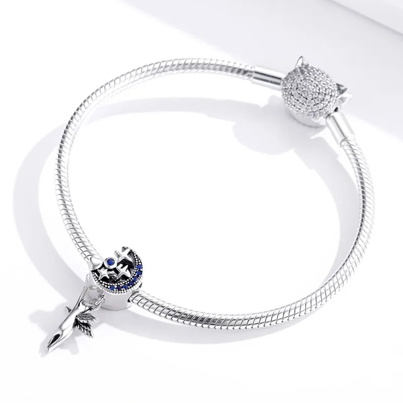 (zdjęcie do) Charms Typu Pandora Latający Kot - SCC1551 - Wyświetl 4
